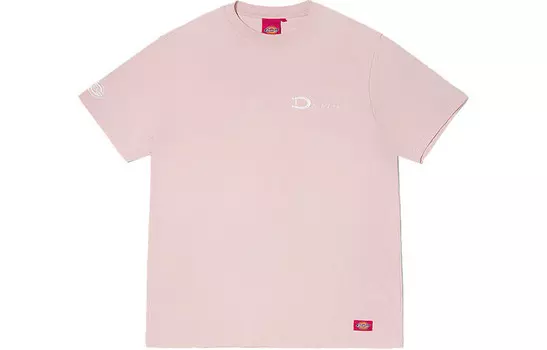 Футболка унисекс пыльно-розовая Dickies, розовый
