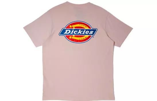 Футболка унисекс пыльно-розовая Dickies, розовый