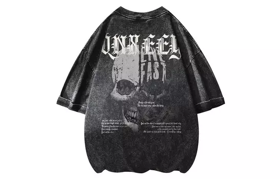 Футболка унисекс Qnxeey, темно-серый