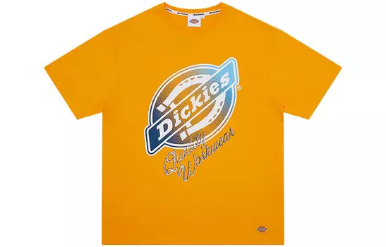 Футболка унисекс ярко-оранжевая Dickies, оранжевый