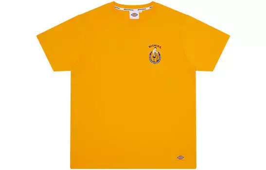 Футболка унисекс ярко-оранжевая Dickies, оранжевый