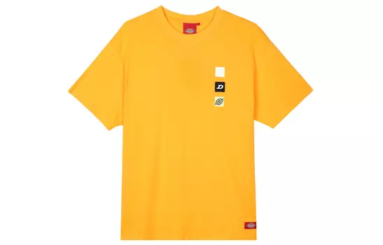 Футболка унисекс ярко-оранжевая Dickies, оранжевый