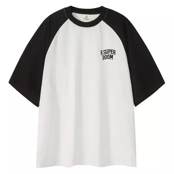 Футболка унисекс R.super, Белая полба железно-серая