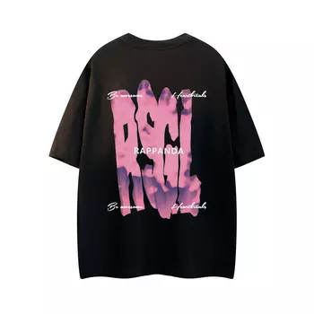 Футболка унисекс Rap Panda, цвет Haze Blue