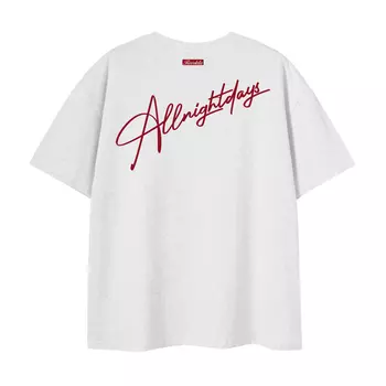 Футболка унисекс RECOLETA, Light Heather Gray (Red)