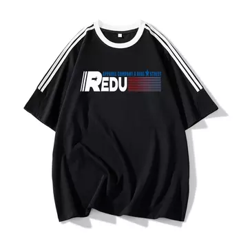 Футболка унисекс REDU, темно-синий/желтый