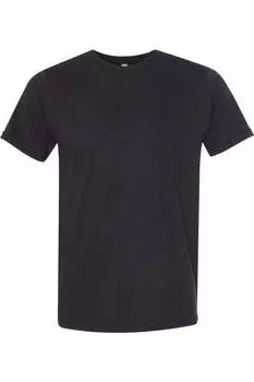 Футболка унисекс Ringspun от Bayside USA-Made, черный