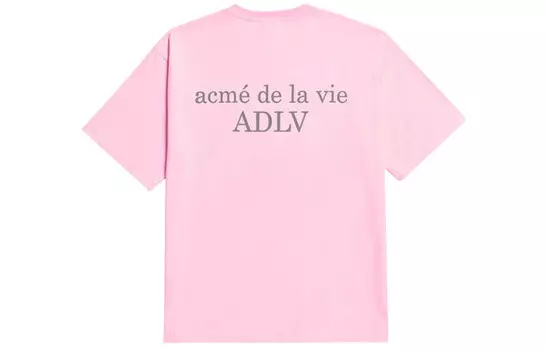 Футболка унисекс розовая Acme De La Vie, розовый