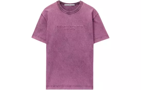 Футболка унисекс розовая Alexander Wang, розовый