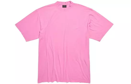 Футболка унисекс розовая Balenciaga, розовый
