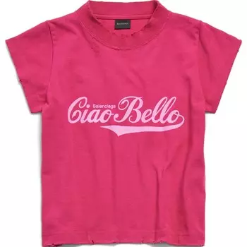 Футболка унисекс розовая Balenciaga, розовый