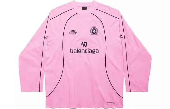 Футболка унисекс розовая Balenciaga, розовый