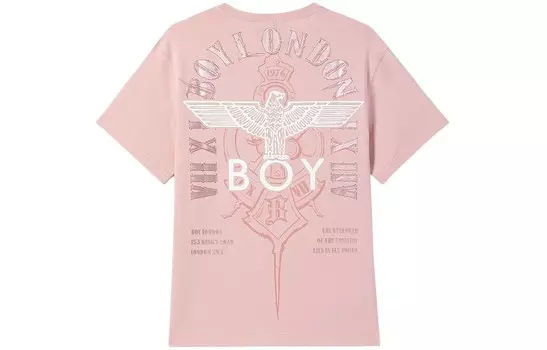 Футболка унисекс розовая Boy London, розовый