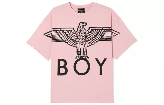Футболка унисекс розовая Boy London, розовый