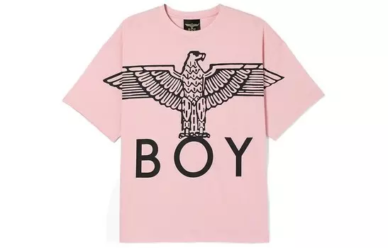 Футболка унисекс розовая Boy London, розовый