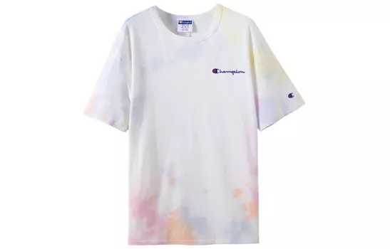 Футболка унисекс розовая Champion, розовый