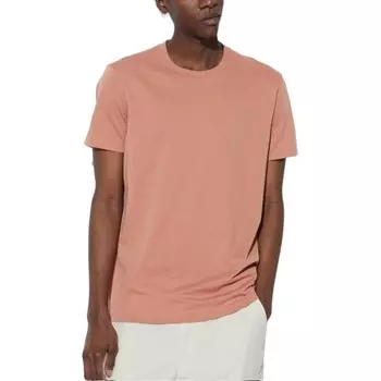 Футболка унисекс розовая/оранжевая Uniqlo, оранжевый