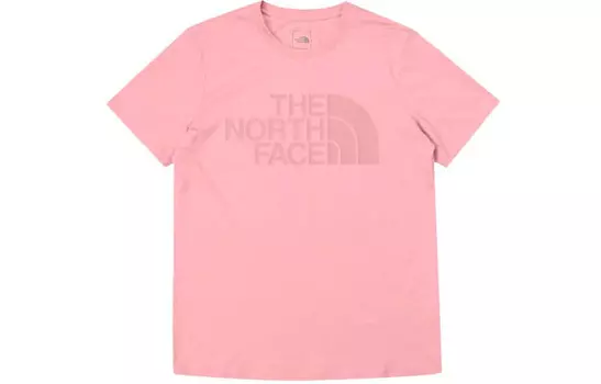 Футболка унисекс розовая The North Face, розовый