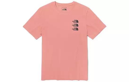 Футболка унисекс розовая The North Face, розовый