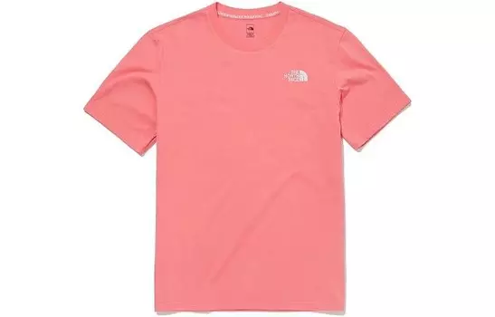 Футболка унисекс розовая The North Face, розовый