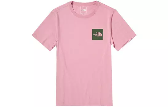 Футболка унисекс розовая The North Face, розовый
