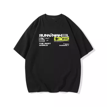 Футболка унисекс Runninwheel, Белый