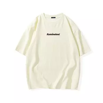 Футболка унисекс Runninwheel, Серо-коричневый