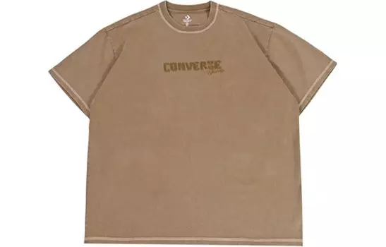 Футболка унисекс рыже-желтая Converse, желтый