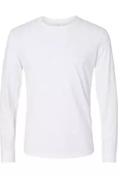 Футболка унисекс с длинным рукавом Next Level CVC, белый