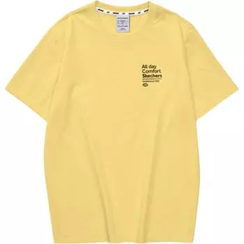 Футболка унисекс с куркумой Skechers, Antelope Yellow/01SW