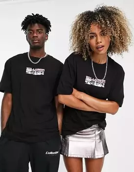 Футболка унисекс с принтом COLLUSION, черный