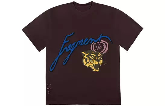 Футболка унисекс с Трэвисом Скоттом, коричневый