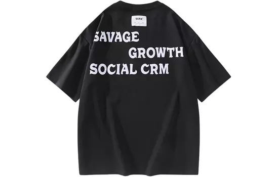 Футболка унисекс SCRM, белый