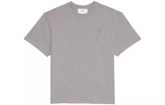 Футболка унисекс серая Amiparis, серый