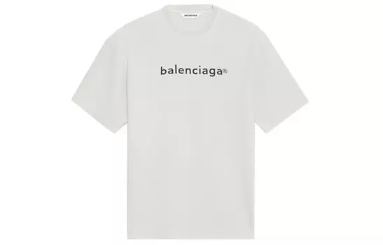 Футболка унисекс серая Balenciaga, серый