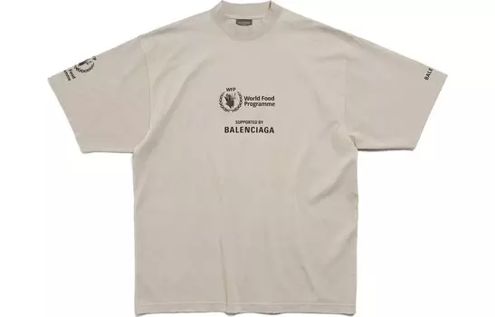 Футболка унисекс серая Balenciaga, серый