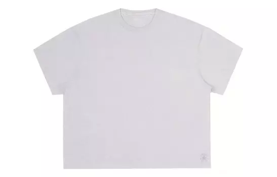 Футболка унисекс серая Converse, серый