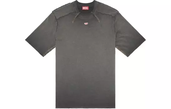 Футболка унисекс серая Diesel, серый