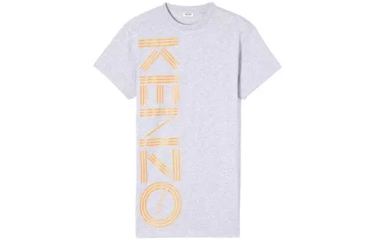 Футболка унисекс серая Kenzo, серый