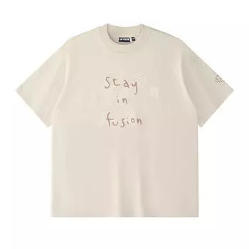 Футболка унисекс, серая кожа FILA FUSION, Skin Gray