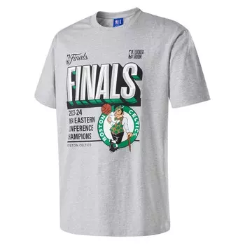 Футболка унисекс серая Nba, серый