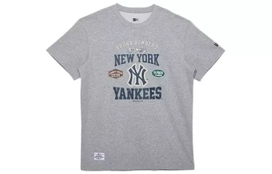 Футболка унисекс серая New Era, серый