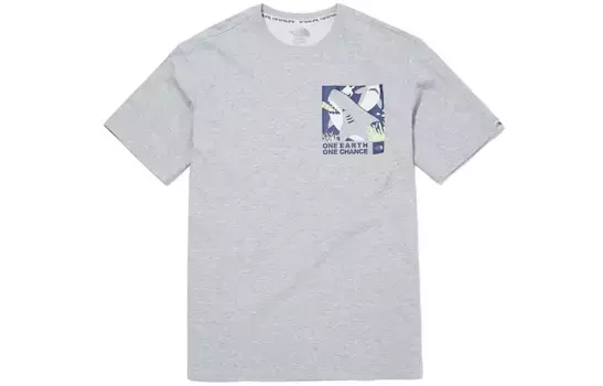Футболка унисекс серая The North Face, серый