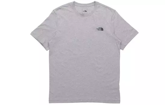 Футболка унисекс серая The North Face, серый