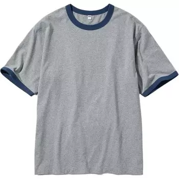 Футболка унисекс серая Uniqlo, серый