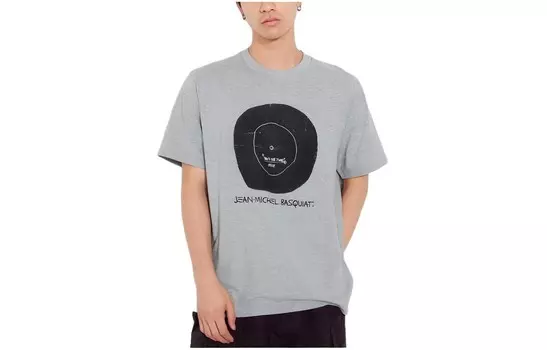 Футболка унисекс серая Uniqlo, серый