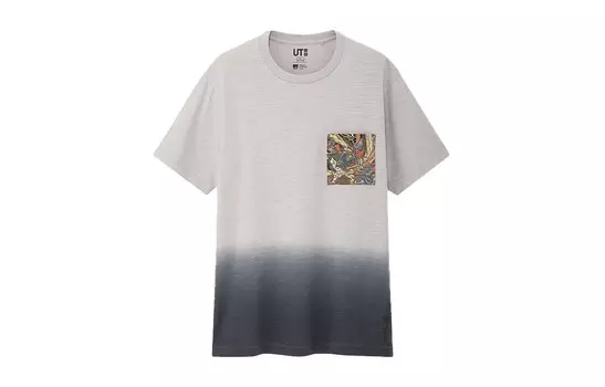 Футболка унисекс серая Uniqlo, серый