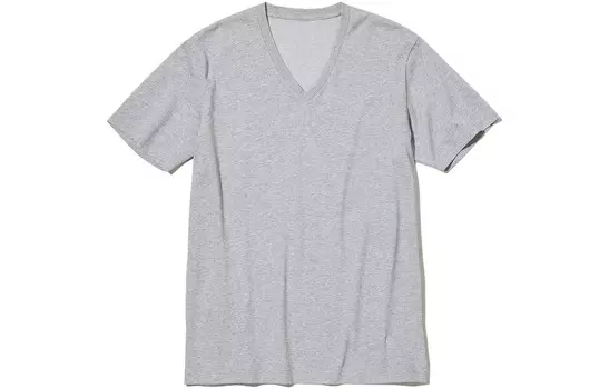 Футболка унисекс серая Uniqlo, серый