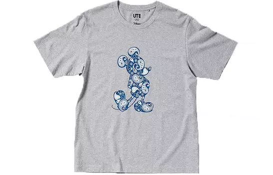 Футболка унисекс серая Uniqlo, серый