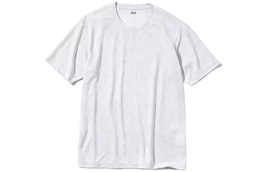 Футболка унисекс серая Uniqlo, серый